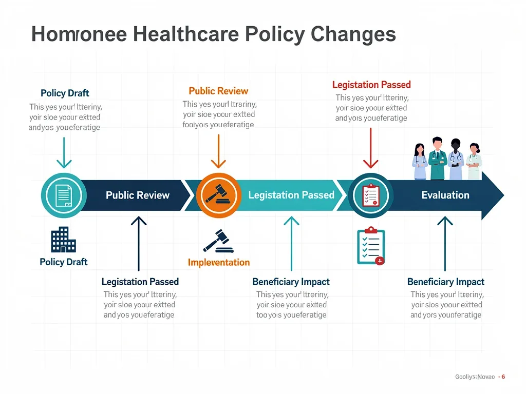 Timeline illustrating key Medicaid policy changes and deadlines