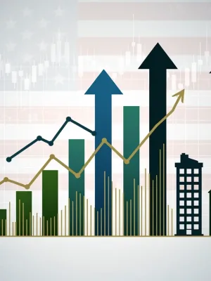 Detailed chart showing US pension fund performance for Q1 2026 with growth indicators.