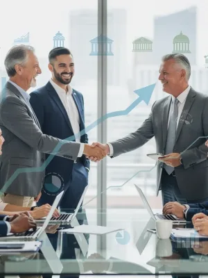 Small business owners celebrating success with government grant opportunities