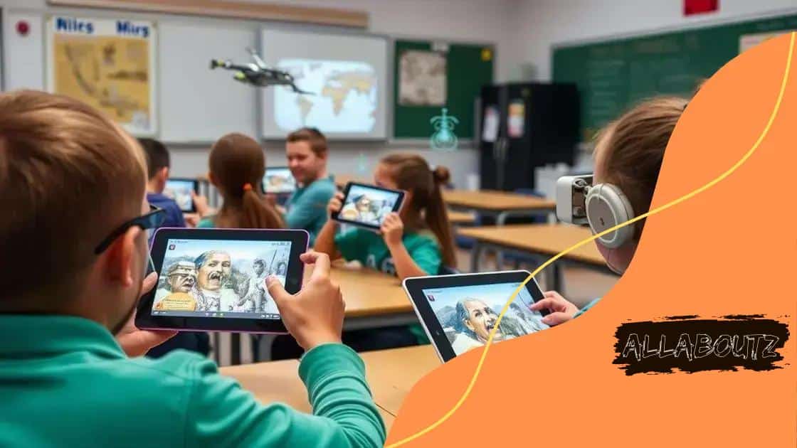 Real-world applications of AR in classrooms