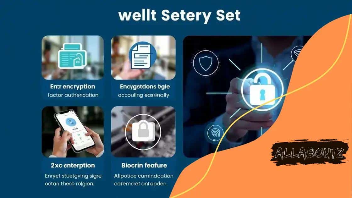 Security features of digital wallets