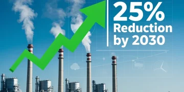 Industrial facility emissions reduction target 2030