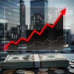 Inflation's Grip: US Fixed Income Portfolios 2026 Inflation's impact on US fixed income portfolios by 2026, showing financial charts and rising prices.