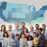 Medicaid Expansion 2026: Health Coverage for 5 Million Americans Diverse group of Americans benefiting from healthcare access due to Medicaid expansion policies.