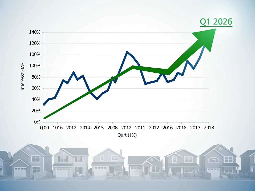 Anticipated mortgage rate fluctuations leading to Q1 2026