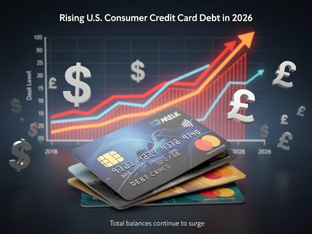 US Credit Card Debt Trends 2026: Average £6,500 Analysis