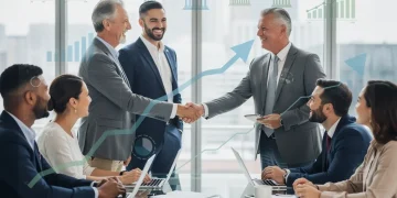 Small business owners celebrating success with government grant opportunities