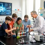 US Department of Education's £1 Billion STEM Grant Program 2026 Students actively participating in a STEM experiment, symbolising the future of education.