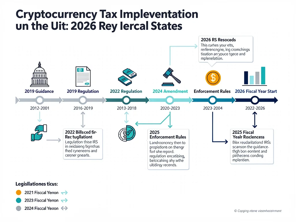 Timeline of US cryptocurrency tax legislation and implementation