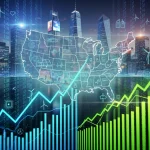 US stock market forecast for Q3 2026, showing growth sectors like technology and renewable energy.
